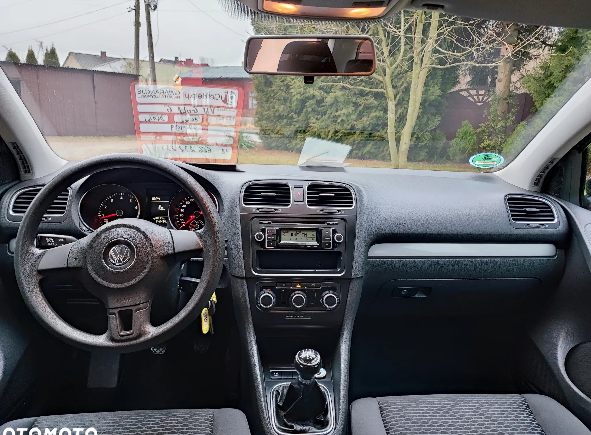 Volkswagen Golf cena 19999 przebieg: 240000, rok produkcji 2009 z Recz małe 92